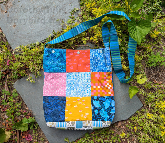 Boho Patchwork 3: Handmade Cross Body Shoulder Bag