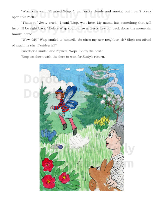 Mountain Fairies and the Deer in the Clouds - Fairy Children's Book by Dorothy Tully