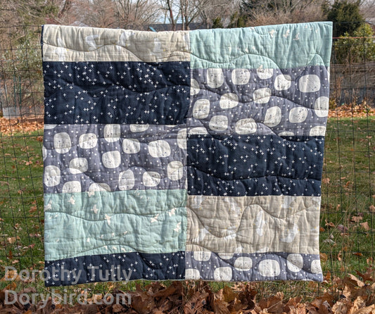 Handmade Nautical Ocean Baby Quilt