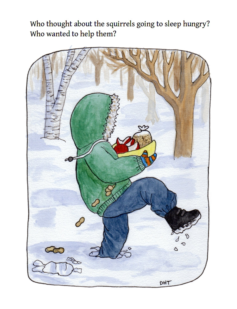 A Squirrel's Winter, Children's Book written by Jan Brown Shedd, illustrated by Dorothy Tully