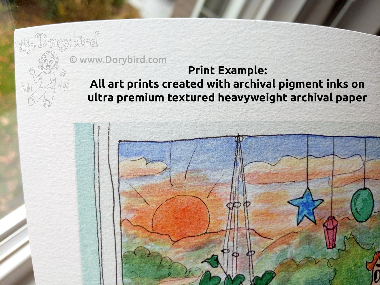 Koalabird Picnic 8x10 watercolor art print