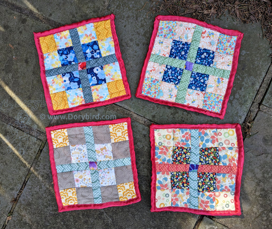 Sensory Square baby lovey: Charming Garden Sunny Skies