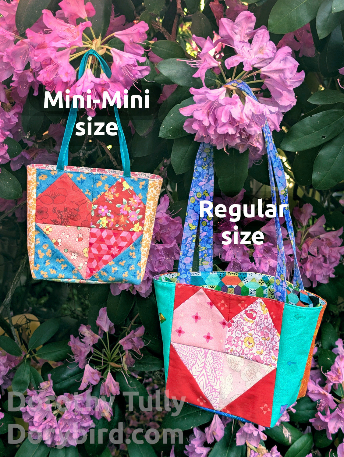 Easy Patchwork Heart Bag Sewing Pattern & Tutorial