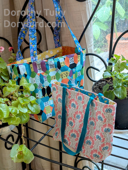 Easy Patchwork Heart Bag Sewing Pattern & Tutorial