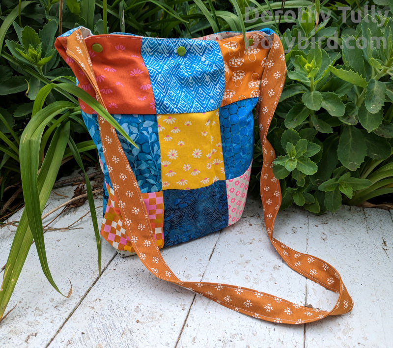 Boho Patchwork 1: Handmade Cross Body Shoulder Bag