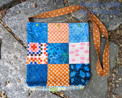 Boho Patchwork 1: Handmade Cross Body Shoulder Bag