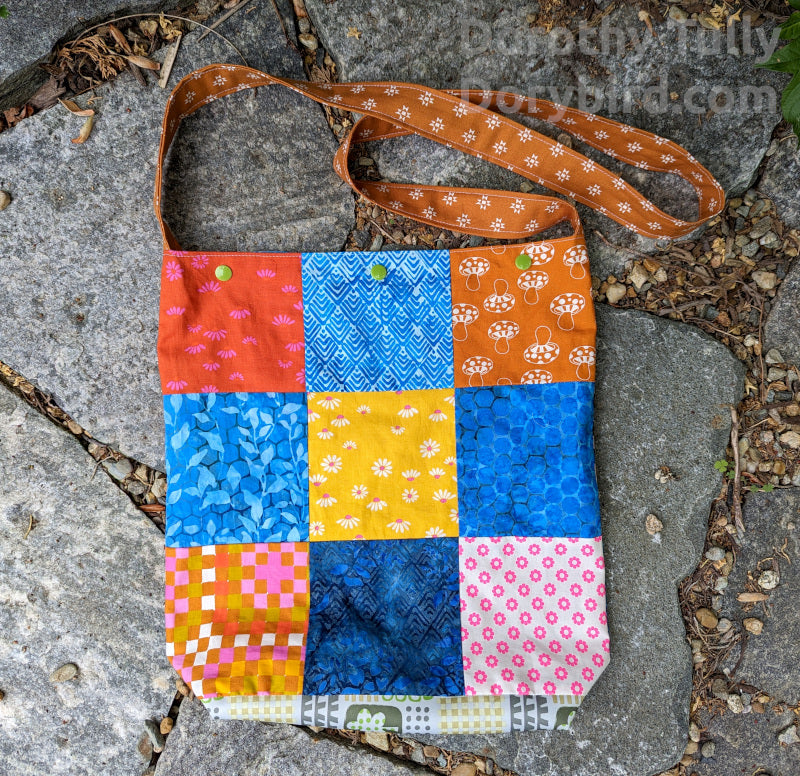 Boho Patchwork 1: Handmade Cross Body Shoulder Bag