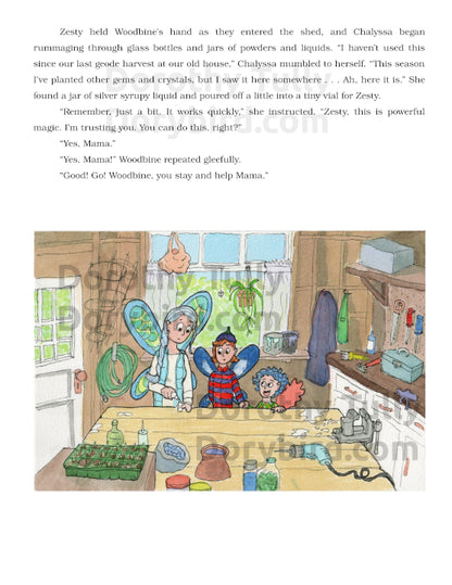 Mountain Fairies and the Deer in the Clouds - Fairy Children's Book by Dorothy Tully