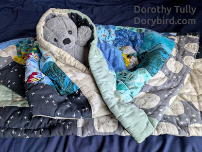 Handmade Nautical Ocean Baby Quilt