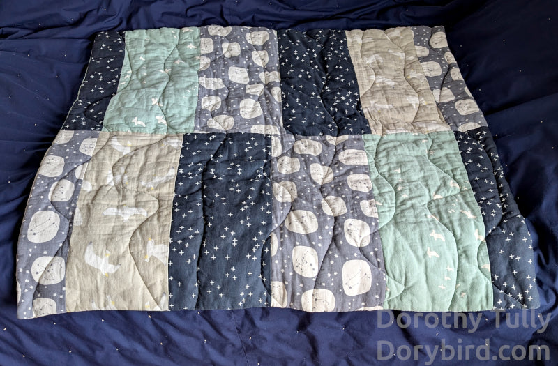 Handmade Nautical Ocean Baby Quilt