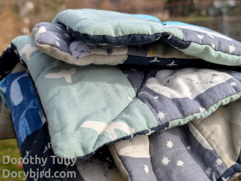 Handmade Nautical Ocean Baby Quilt