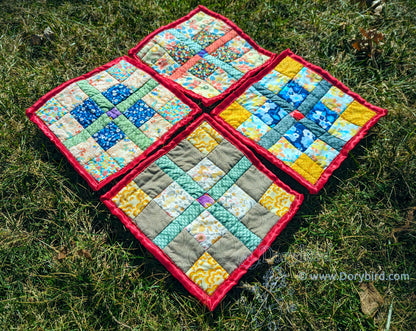 Sensory Square baby lovey: Charming Garden First Daffodils