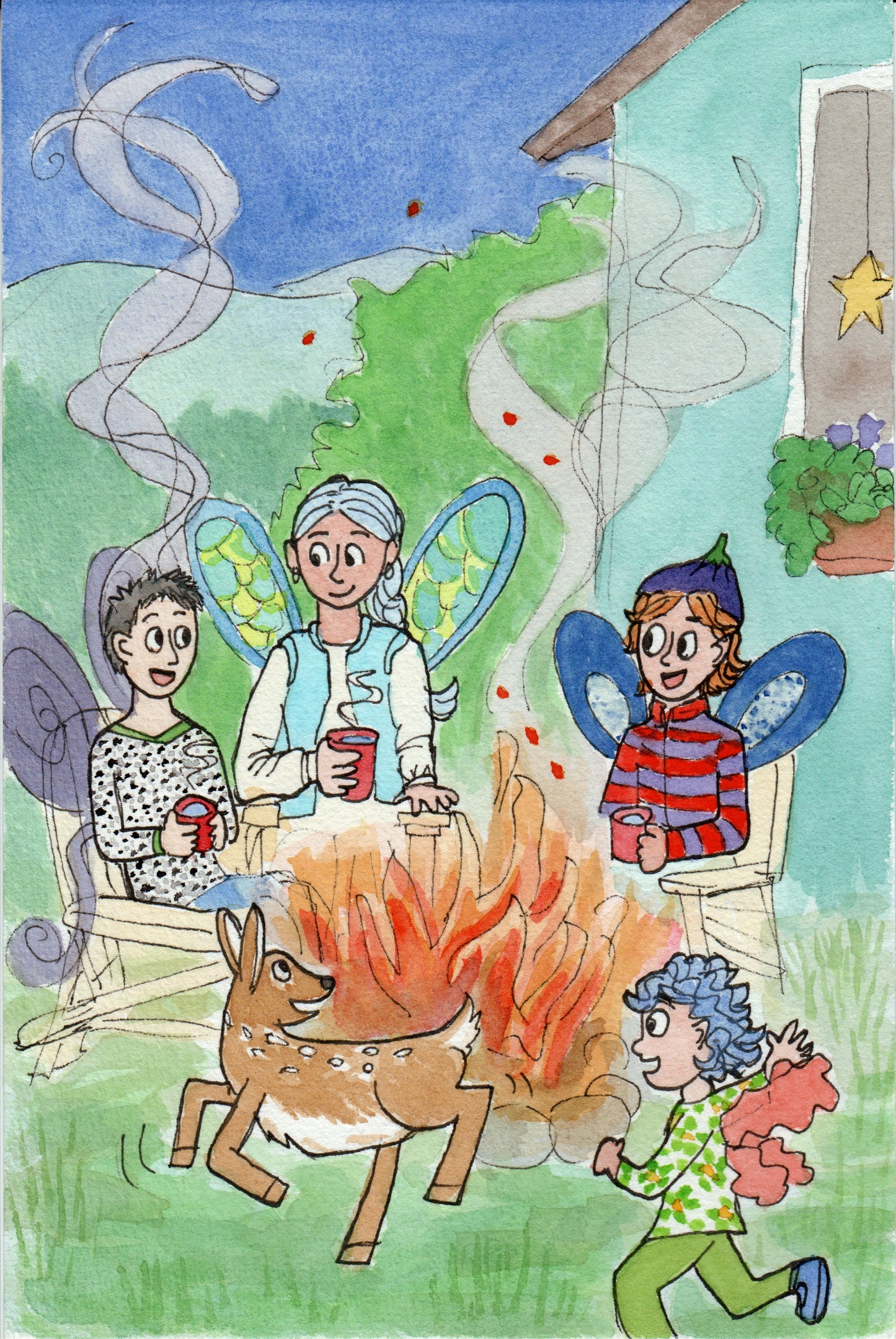 Mountain Fairies and the Deer in the Clouds - Fairy Children's Book Series -written and illustrated by Dorothy Tully