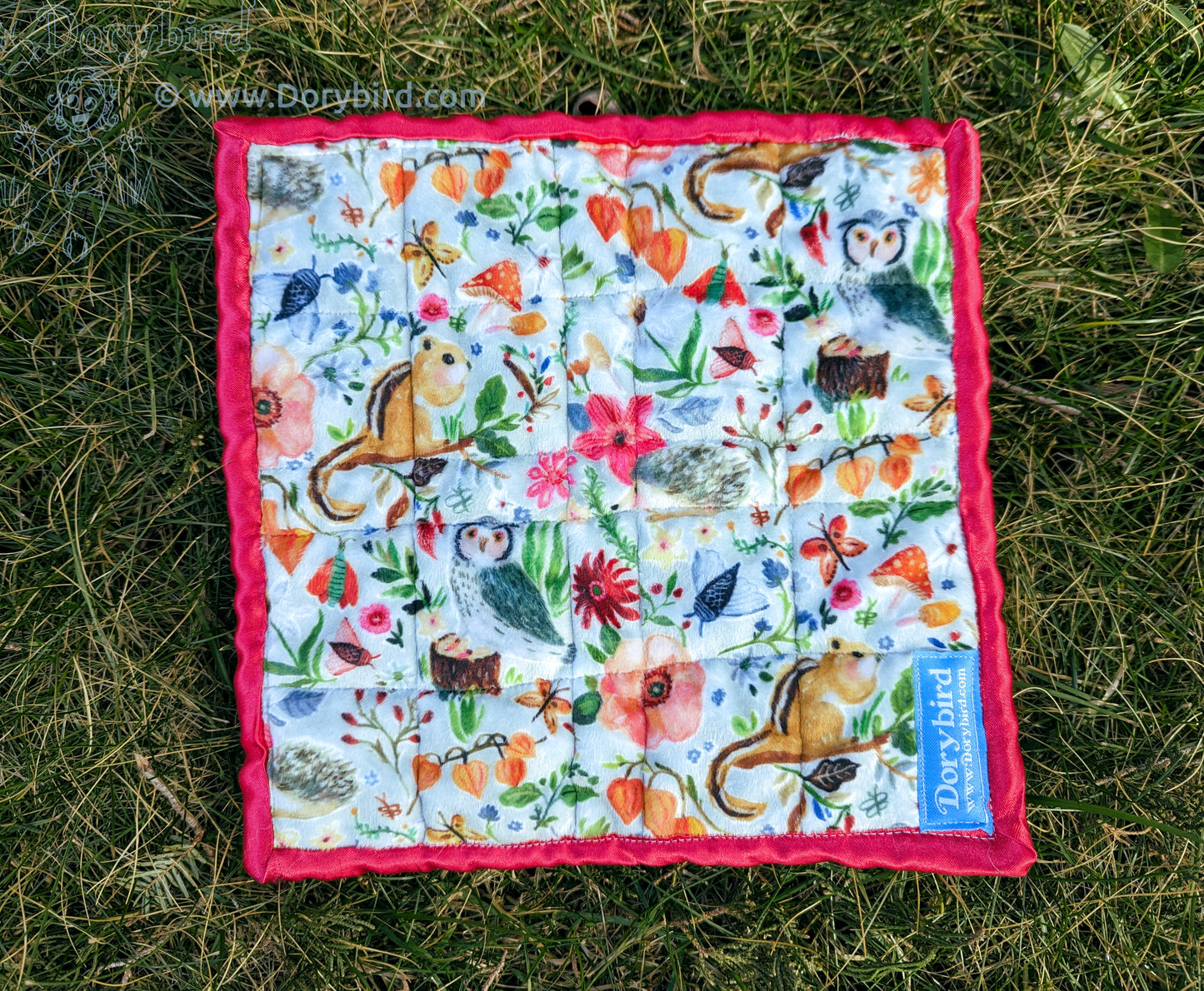 Sensory Square baby lovey: Charming Garden First Daffodils