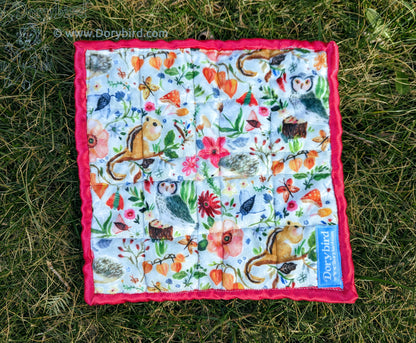Sensory Square baby lovey: Charming Garden First Daffodils