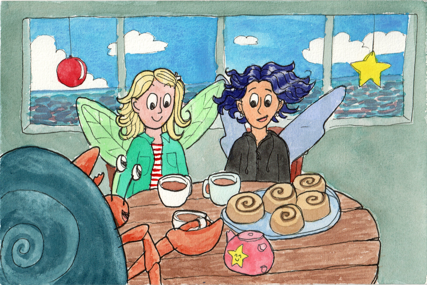 Beach Fairies and the High Tide - Fairy Children's Book Series -written and illustrated by Dorothy Tully